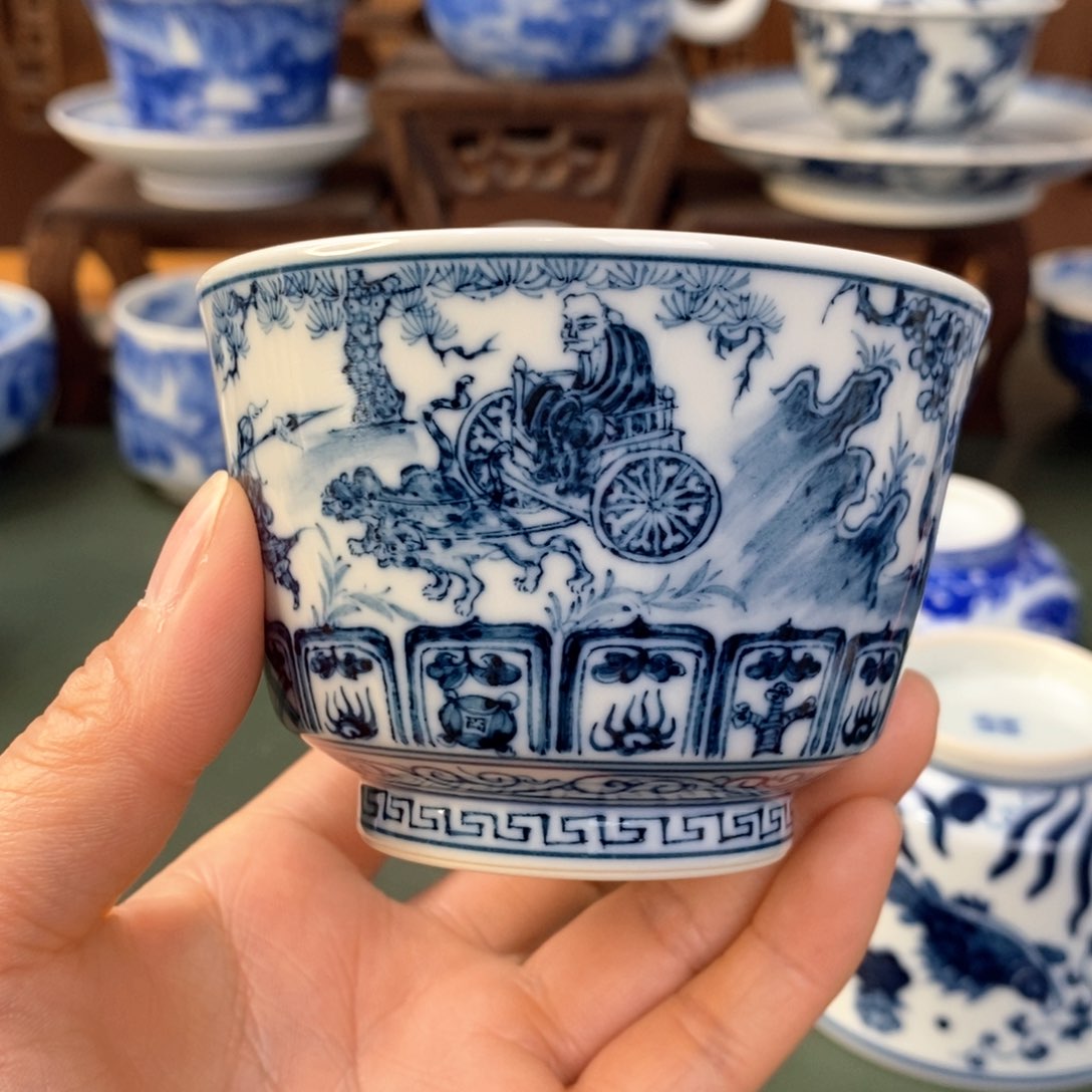 杯景德镇陶瓷手工手绘