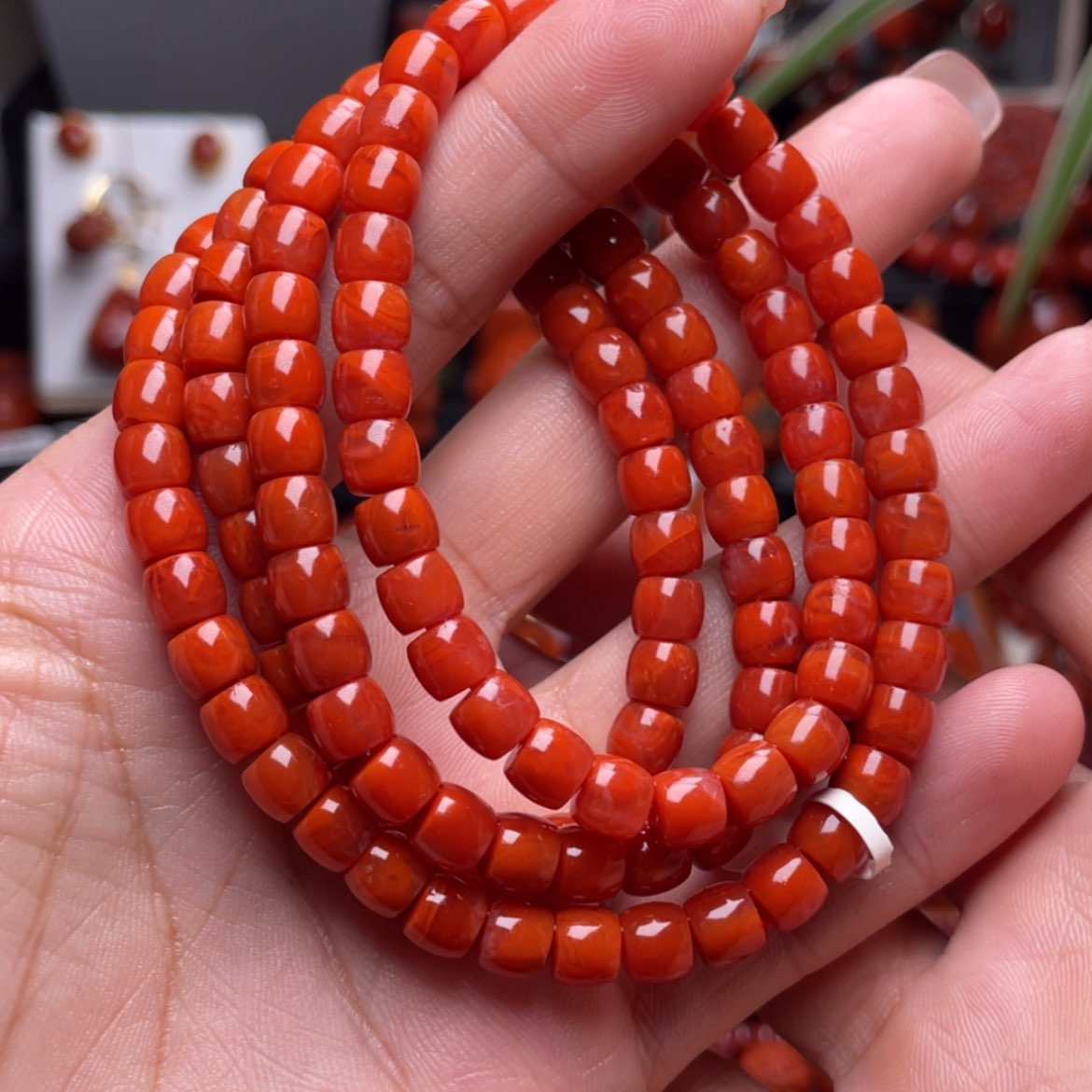 【闪购商品】南红玛瑙6➕直切佛珠未镶嵌