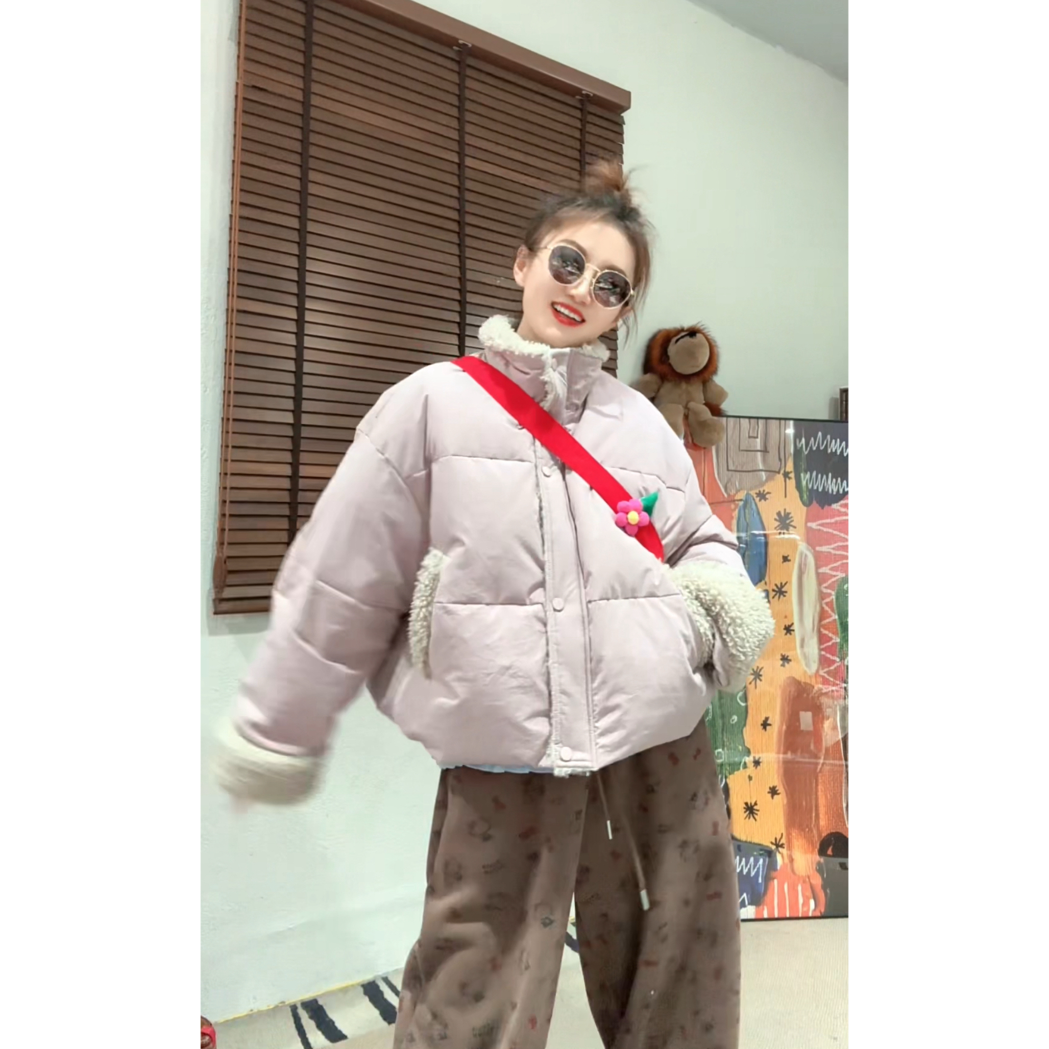 【Z.D.C】冬季立领韩版羽绒外套/保暖小个子减龄百搭