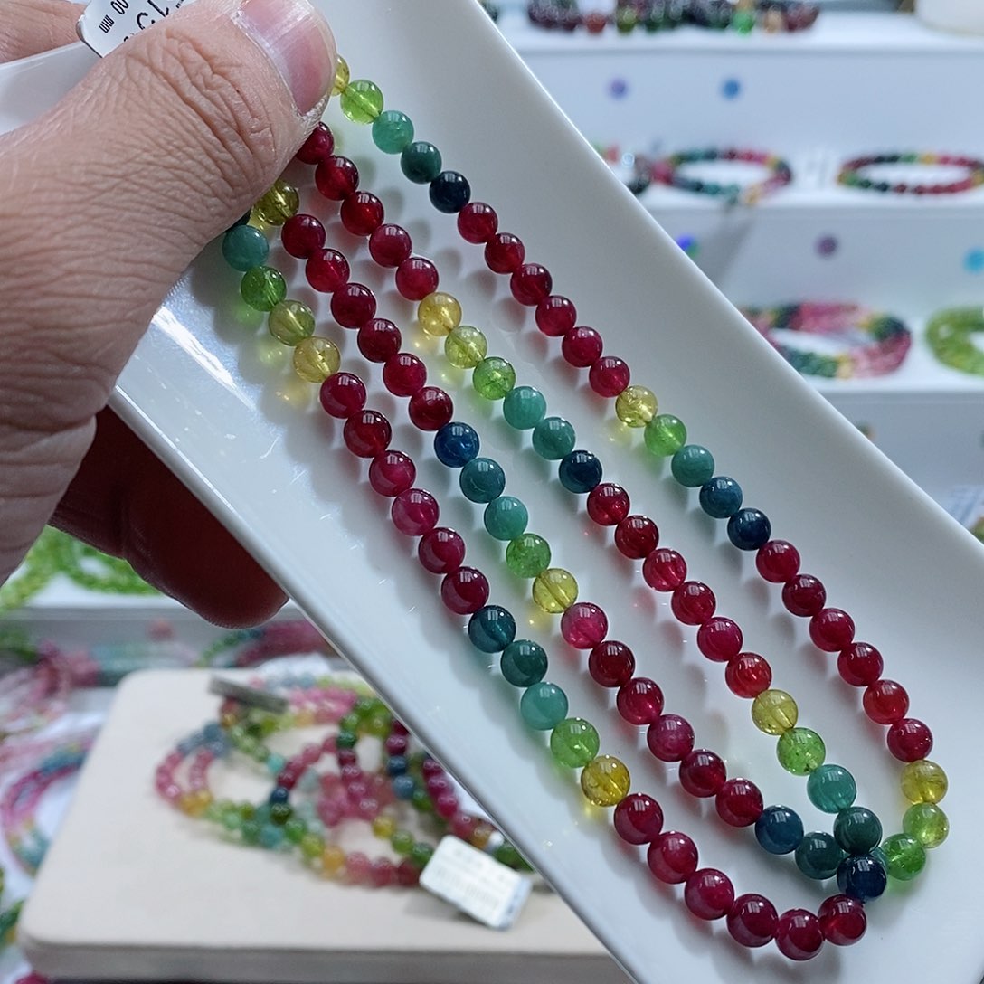 碧玺手链未镶嵌手链