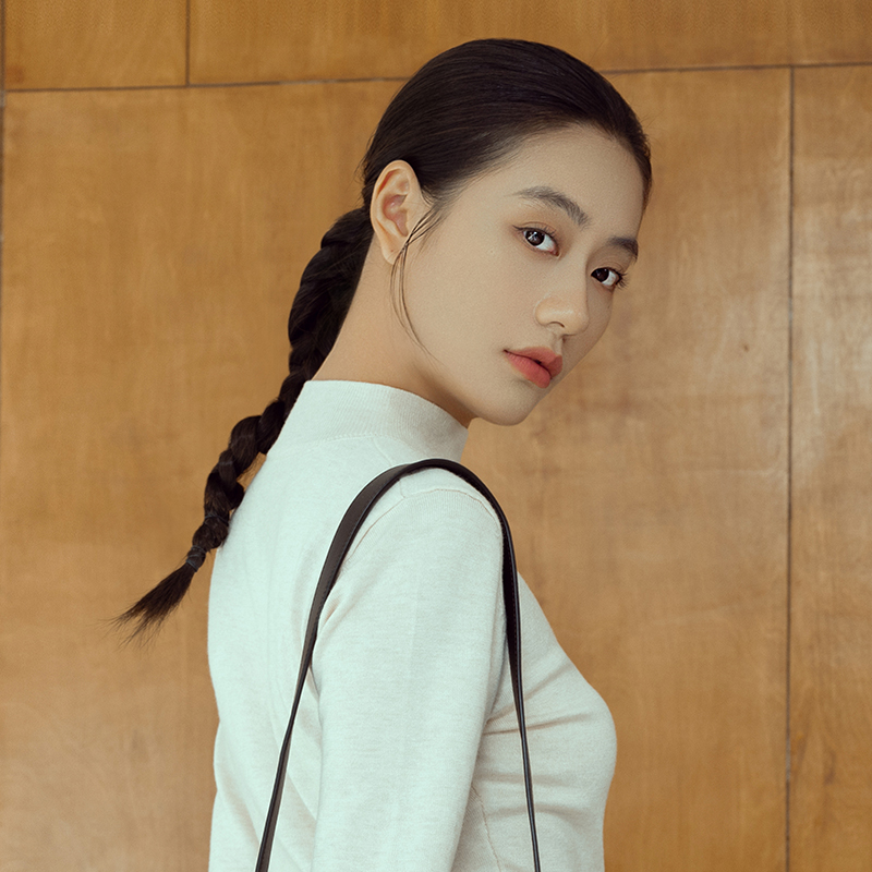 TUSCAN'S春夏新款气质百搭羊皮单肩包女款菱格链条包时代双鱼