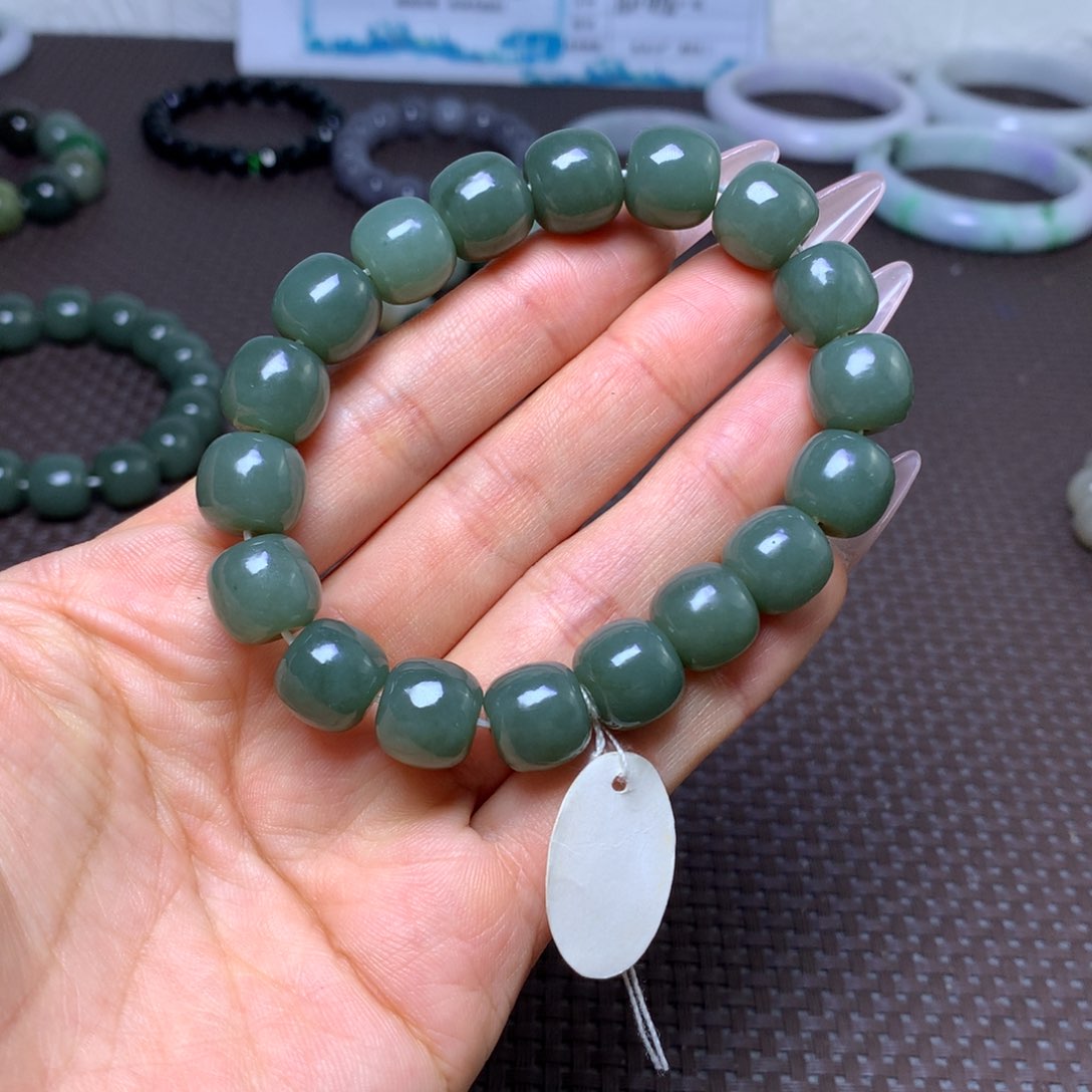 未镶嵌手串和田玉卡12