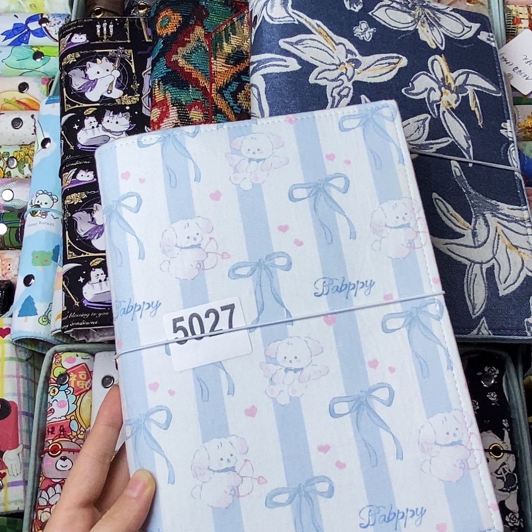 织绣A5活页不加纸5027