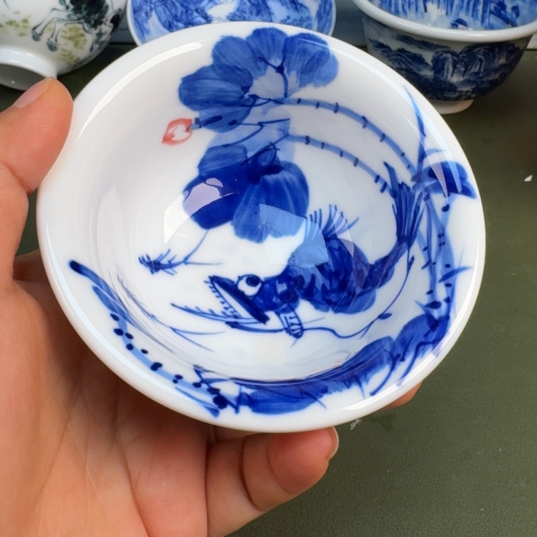 陶景德镇纯手绘茶具圆圆202
