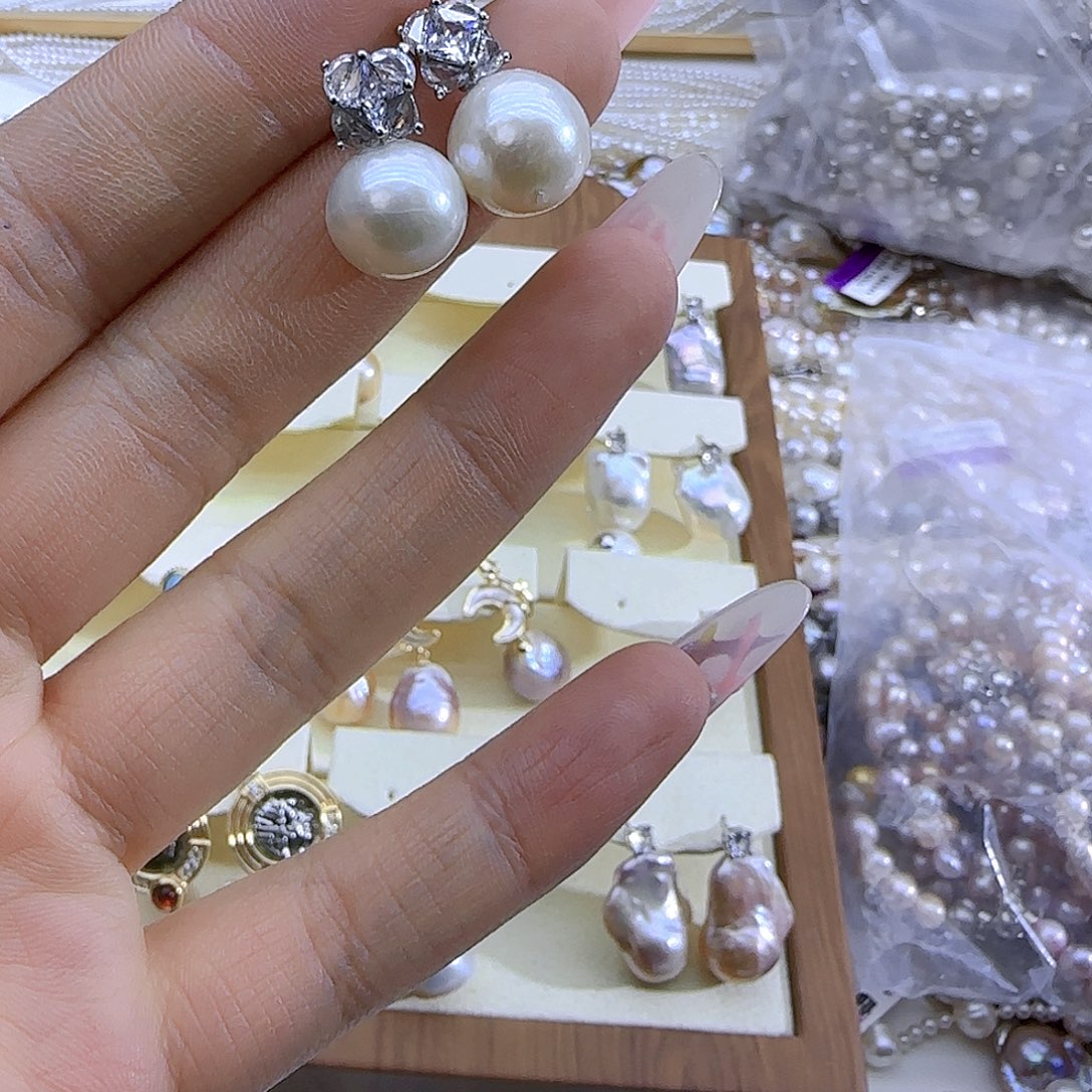 未镶嵌项链定制多样性发货发其一211淡水珍珠