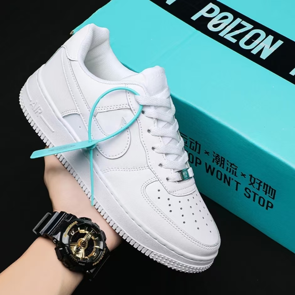 aj男鞋空军一号莆田AF1纯白低帮百搭板鞋男女学生情侣休闲小白鞋