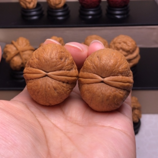 文玩核桃把件仙鹤顶4