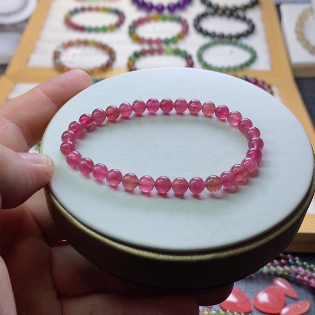 碧玺碧玺手链未镶嵌