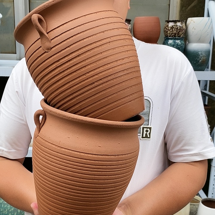 紫砂花盆口18高22福利