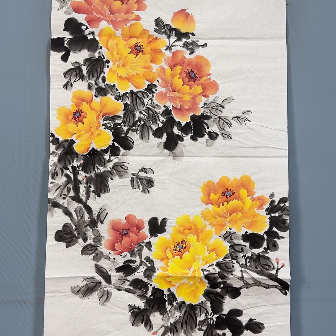 国画297 牡丹一如你初