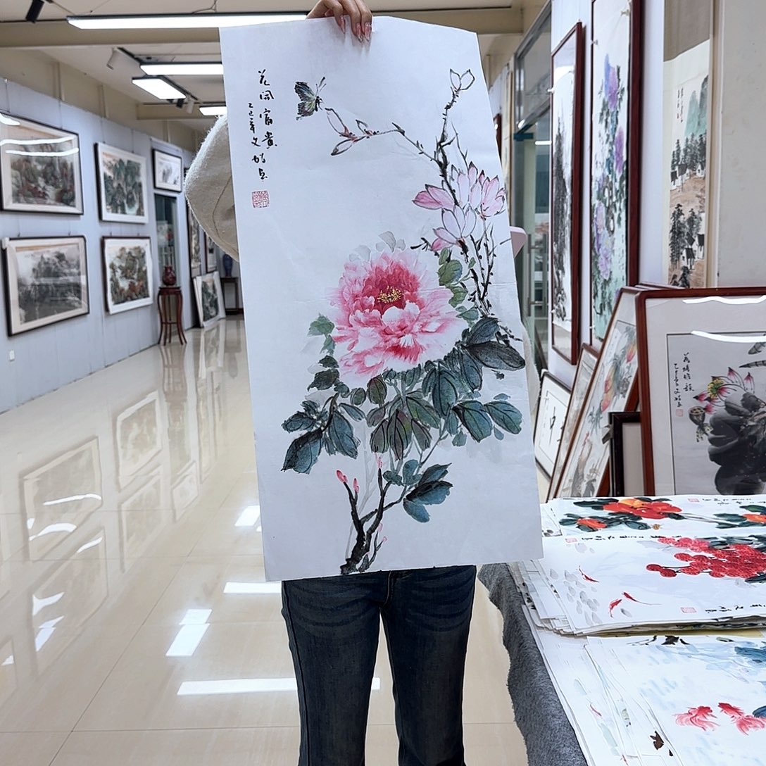 国画国画作品多次