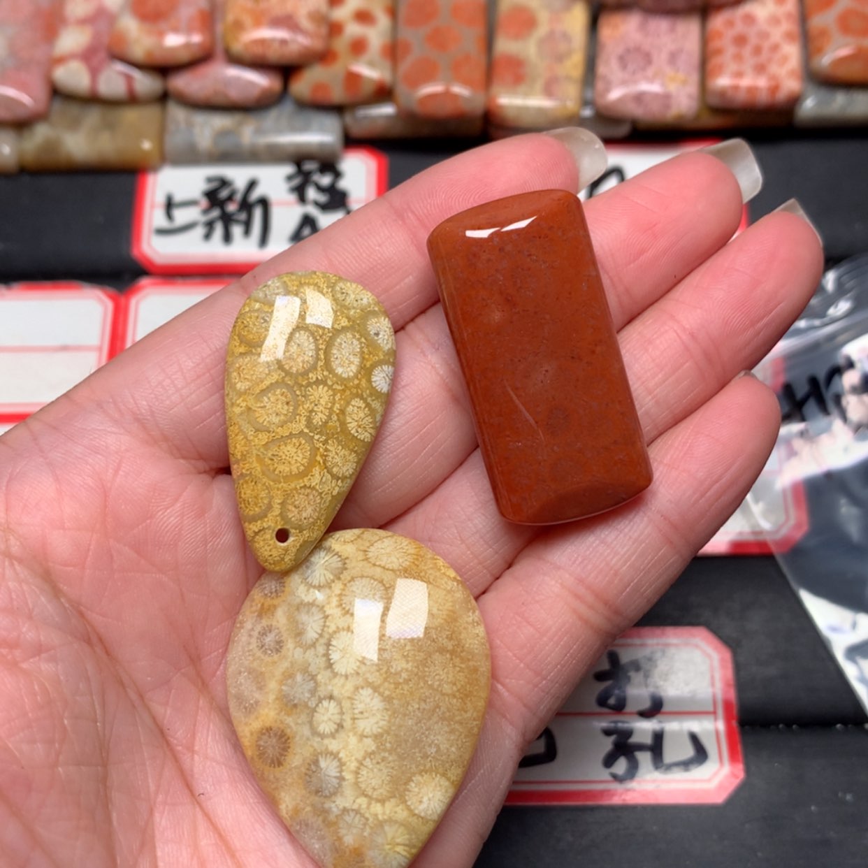 【闪购商品】未镶嵌颈饰硅化玉?***?