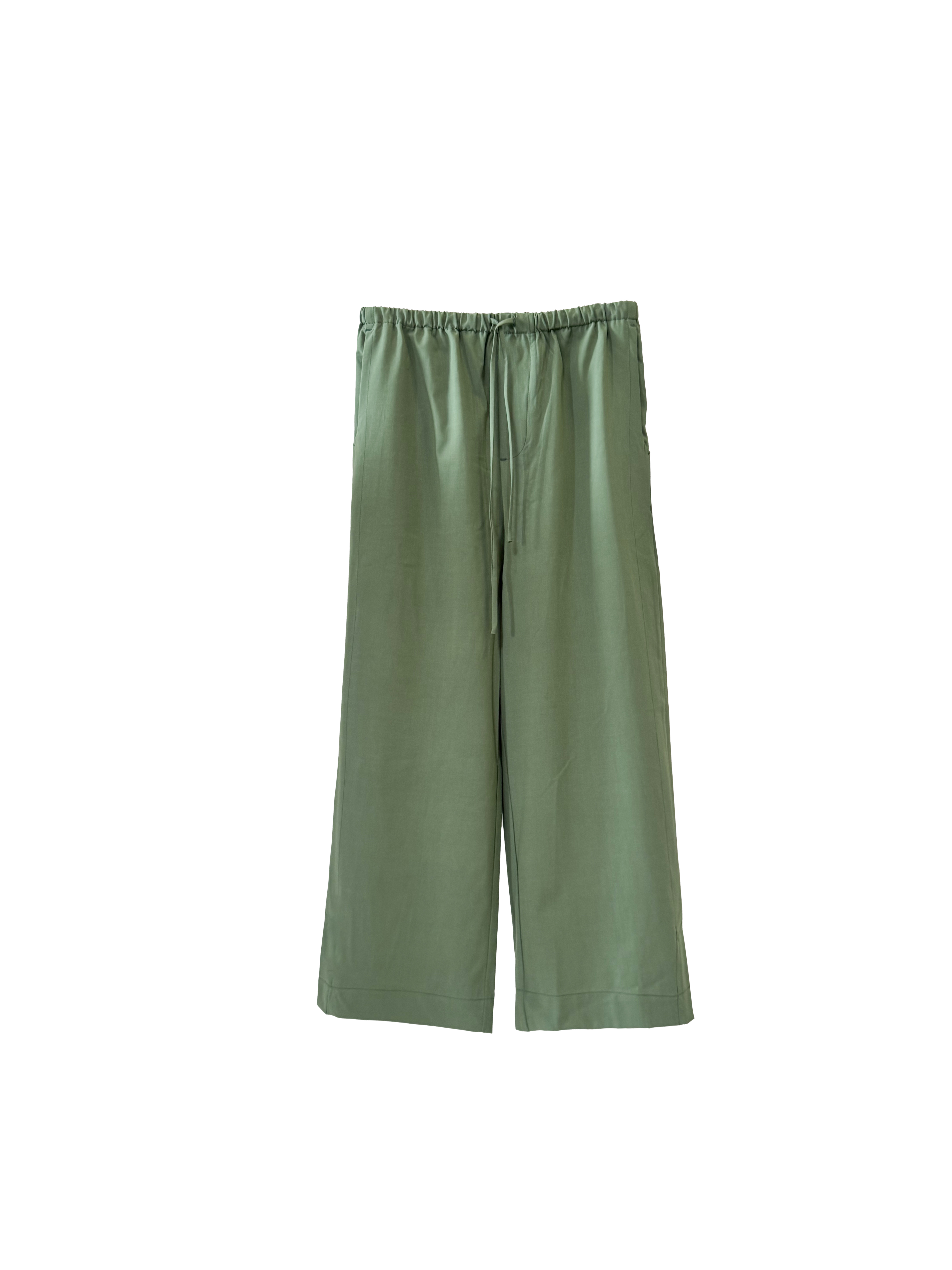 AoQunCaiLian夏季纯色新款垂感舒适洋气百搭九分裤-GG25117