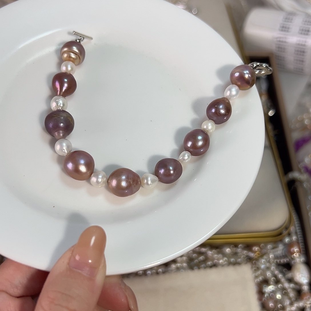 淡水珍珠银S925镶嵌设计款珠宝