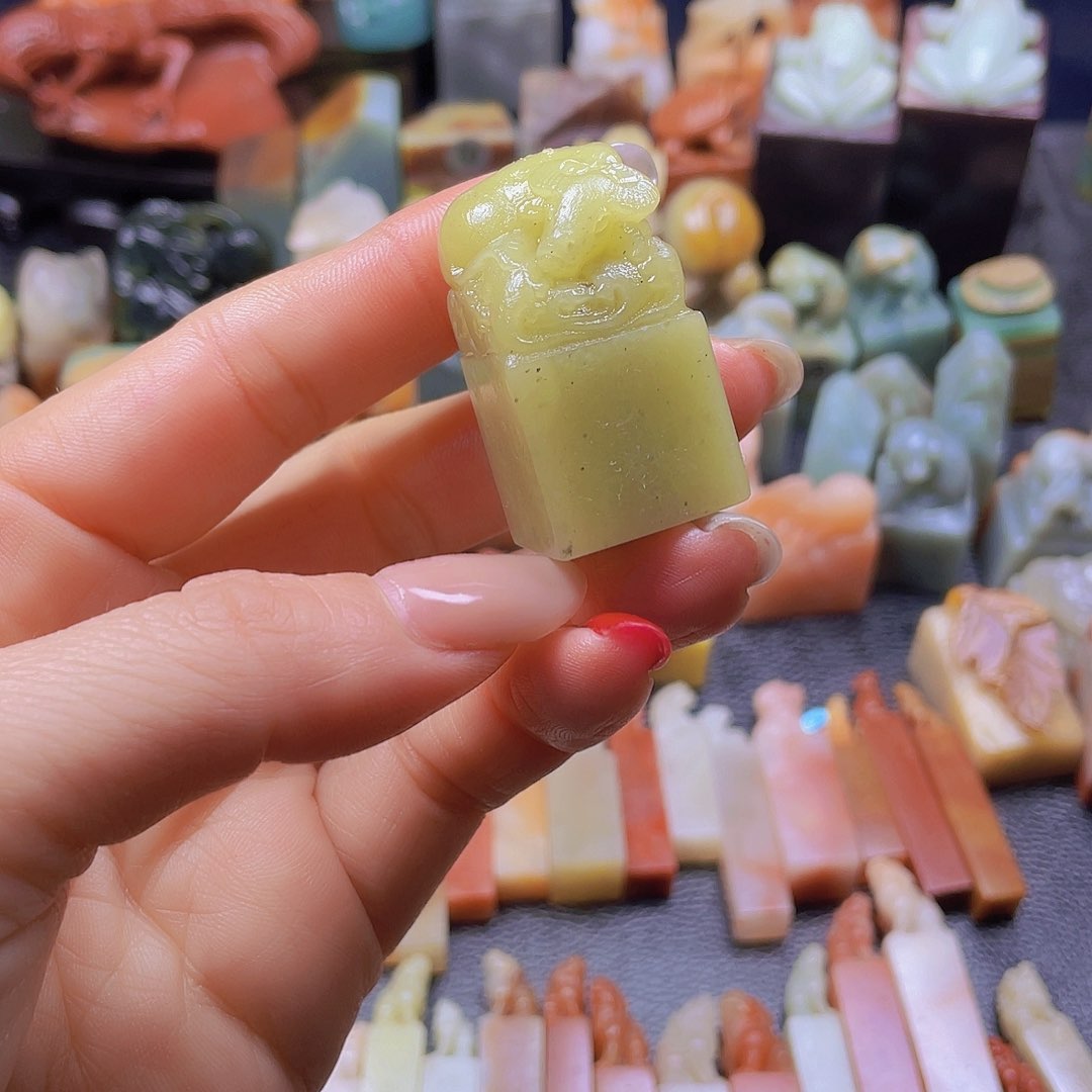 昌化石印石青田封门