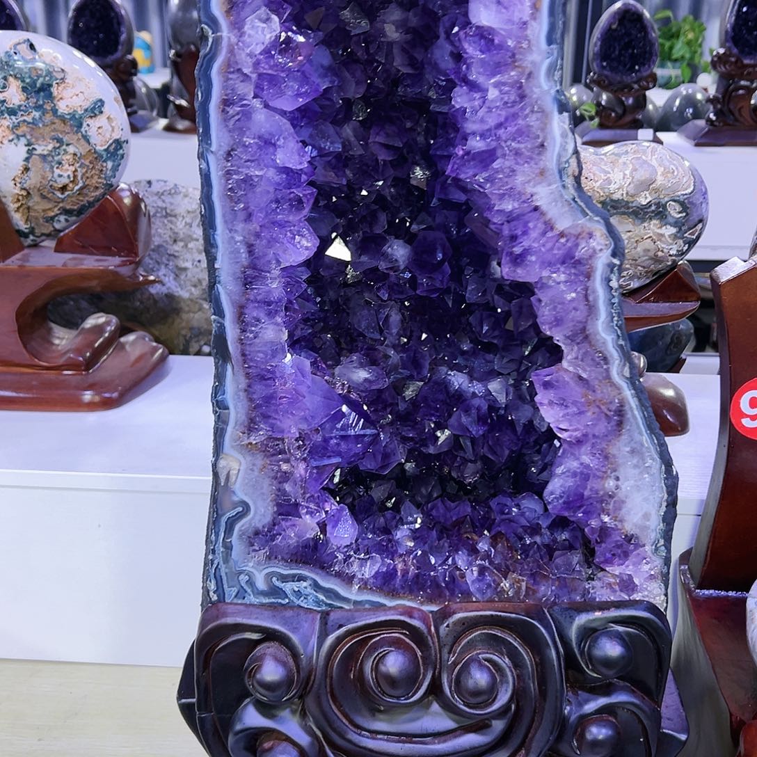 大型摆件（非配饰）紫晶未镶嵌