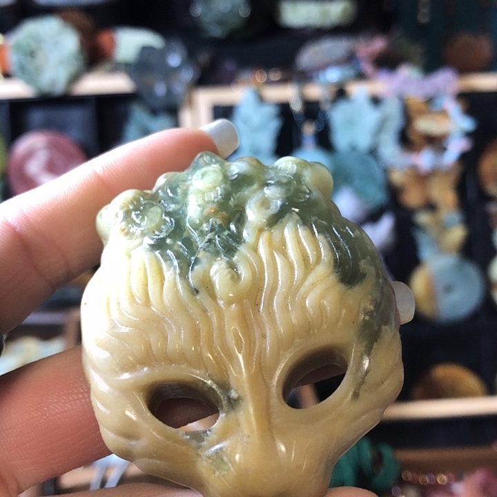 岫玉未镶嵌岫玉挂件