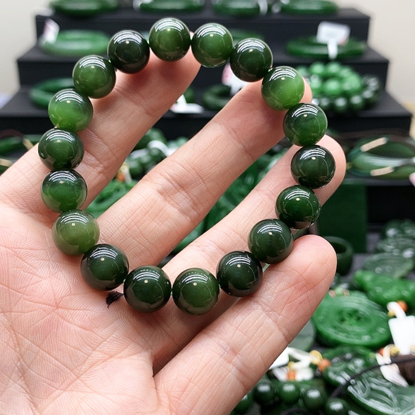 【闪购商品】和田玉（碧玉）手链未镶嵌