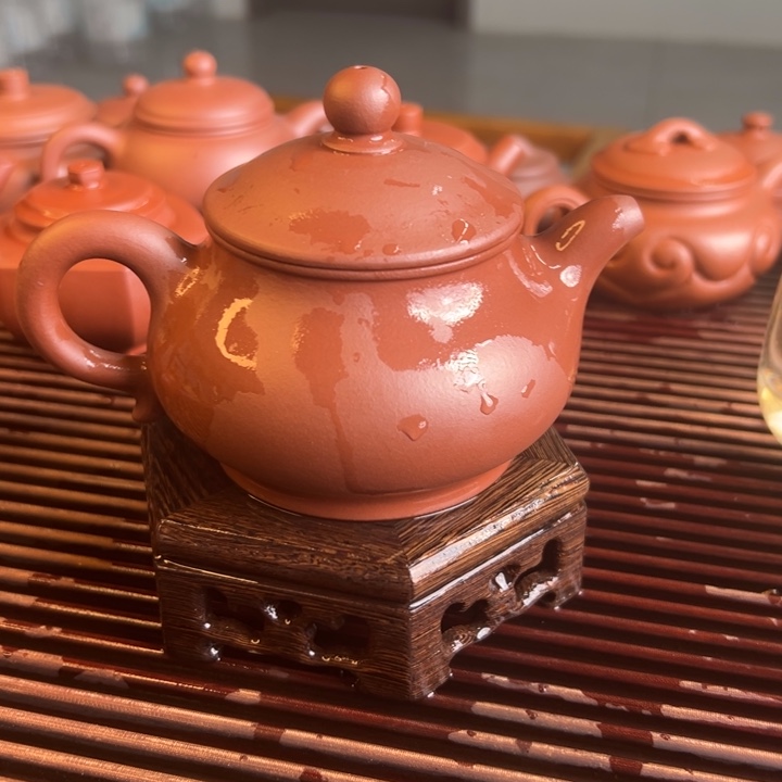 茶案紫砂紫泥潘壶260cc