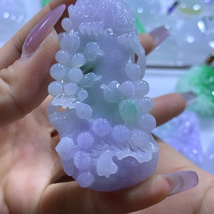 翡翠未镶嵌颈饰天然翡翠A货吊坠