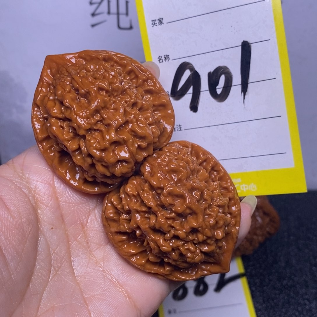 文玩核桃把件901/45官帽