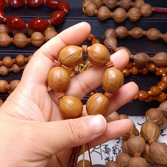橄榄核手串/手链橄榄核手捻铁核蒜头1.7福利