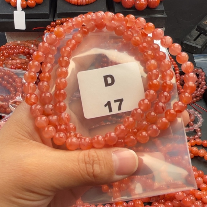 南红玛瑙未镶嵌多样性发货默认微瑕称重7mm