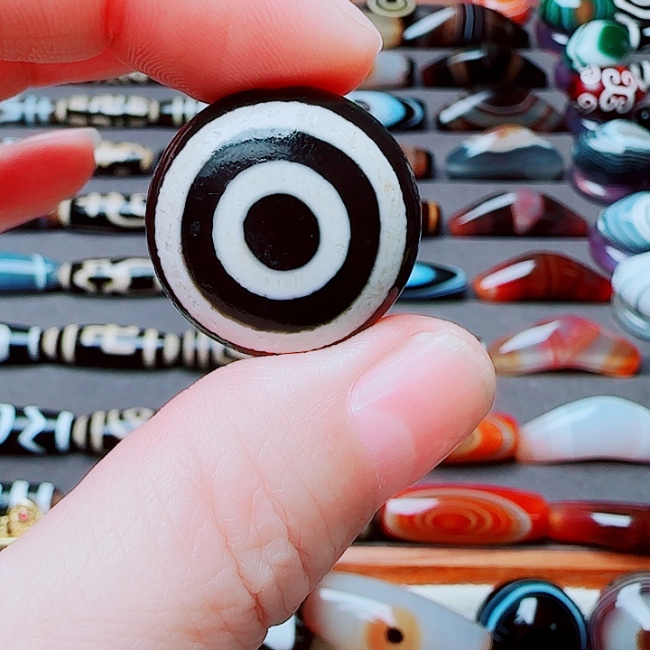 ′***心玛瑙/玉髓合金珠宝半成品