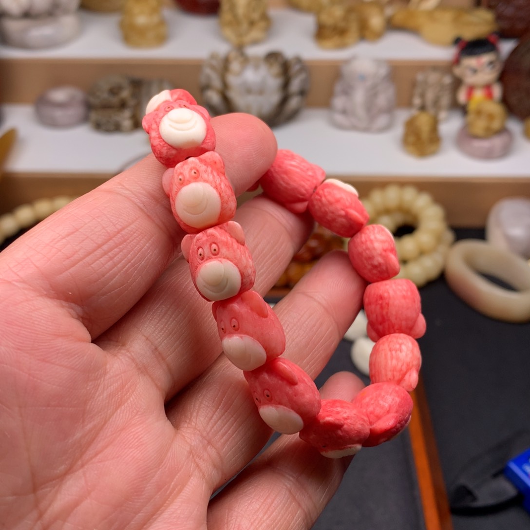 手串/手链鹿骨12鹿角草莓熊单圈