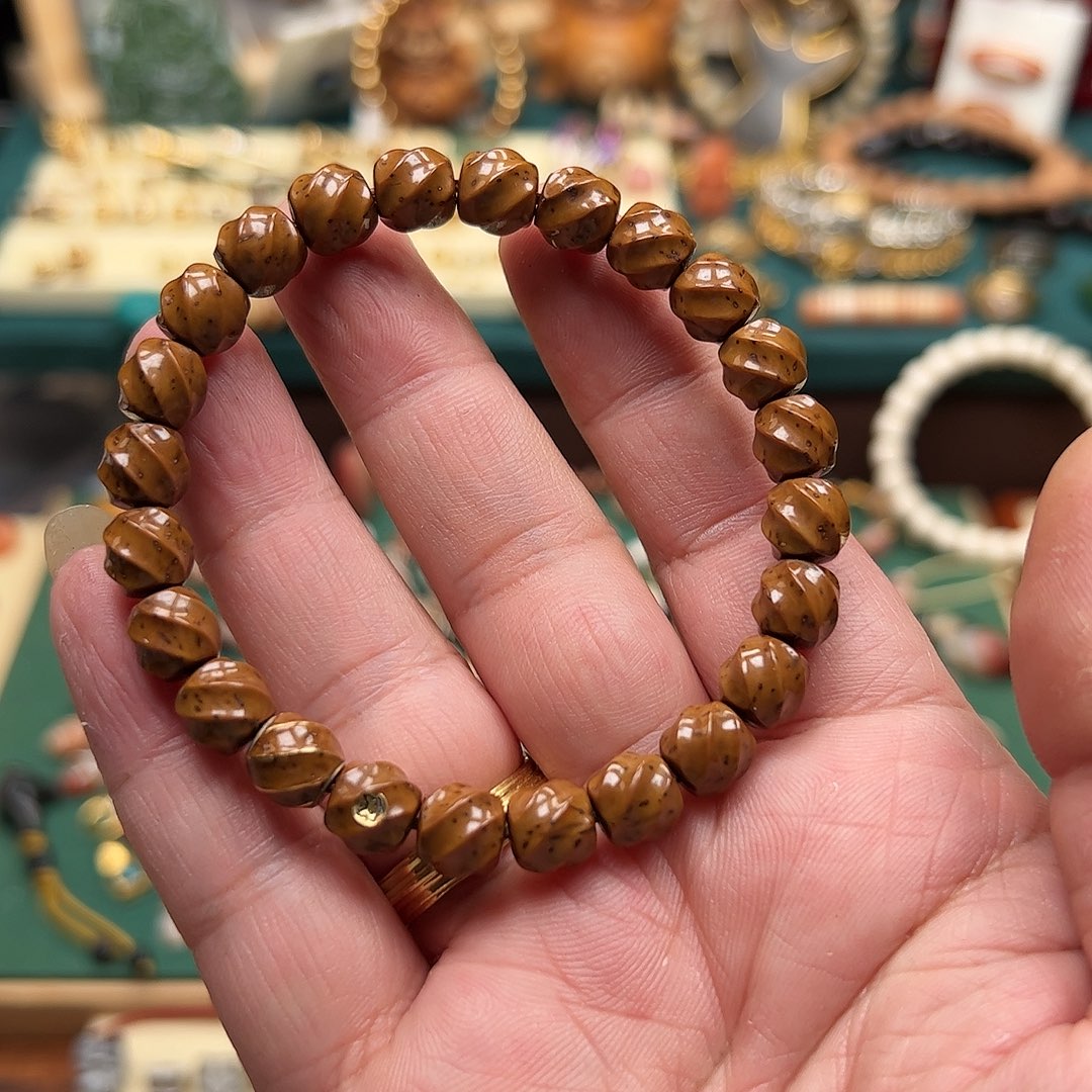 紫金鼠吊坠手串搭配