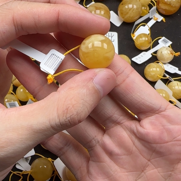 蜜蜡未镶嵌珠宝奇石天然383