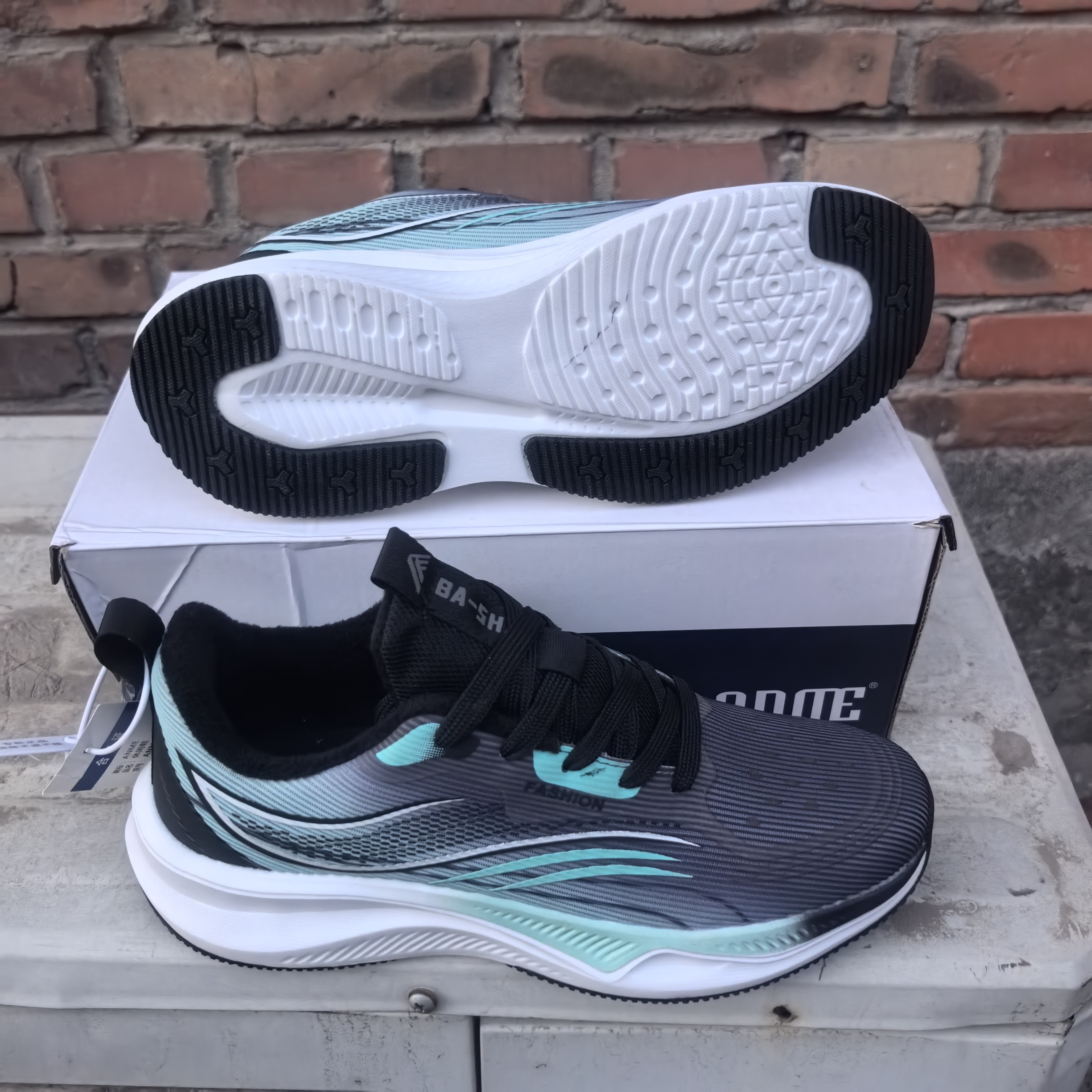 网面加绒加厚透气男女情侣同款正版跑步鞋