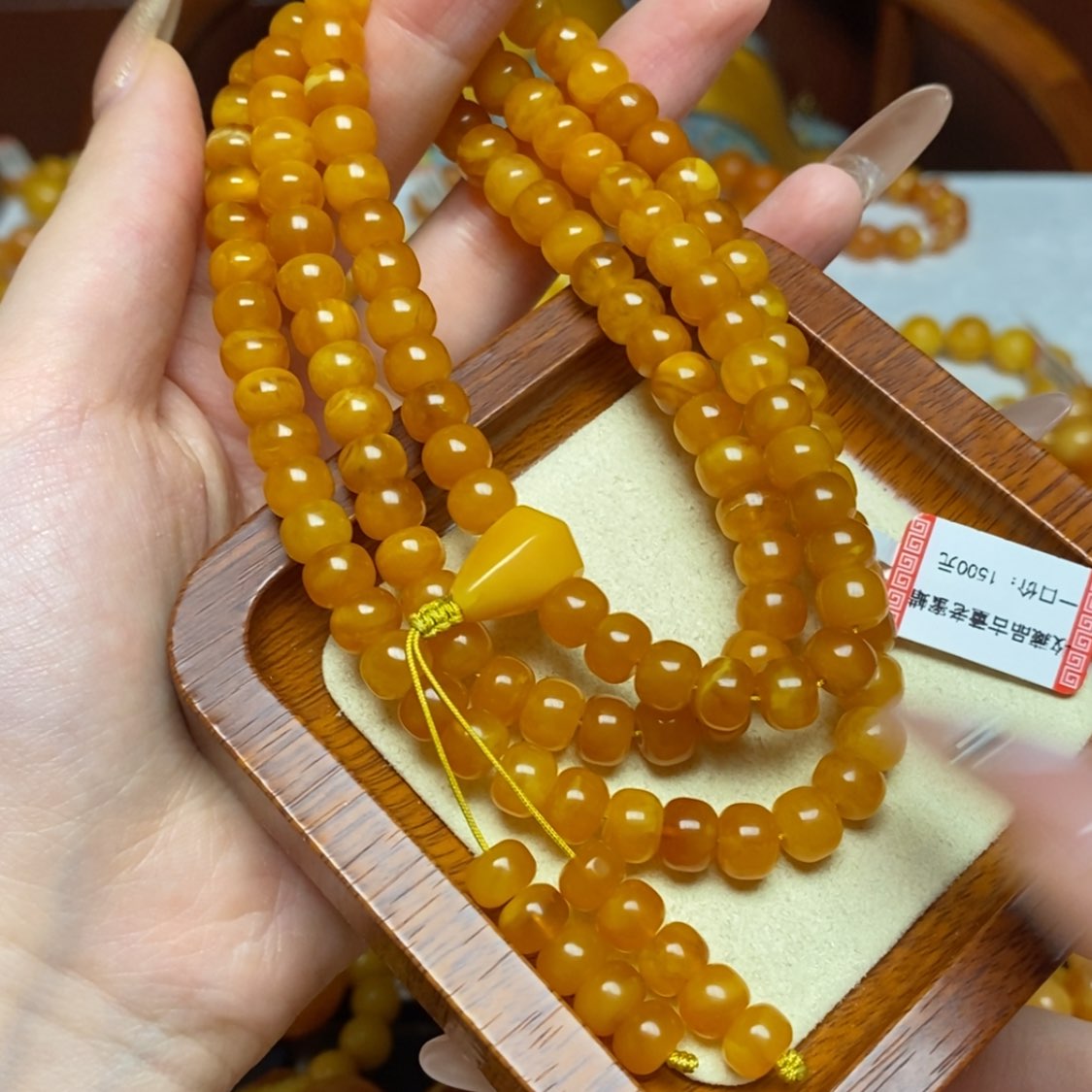 【闪购商品】蜜蜡手链未镶嵌手串