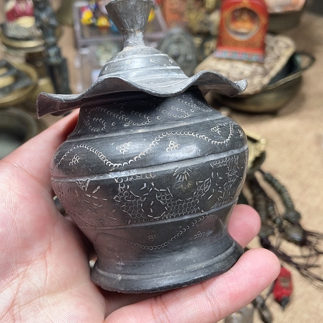 物***生铜铁合金类茶叶罐 好看