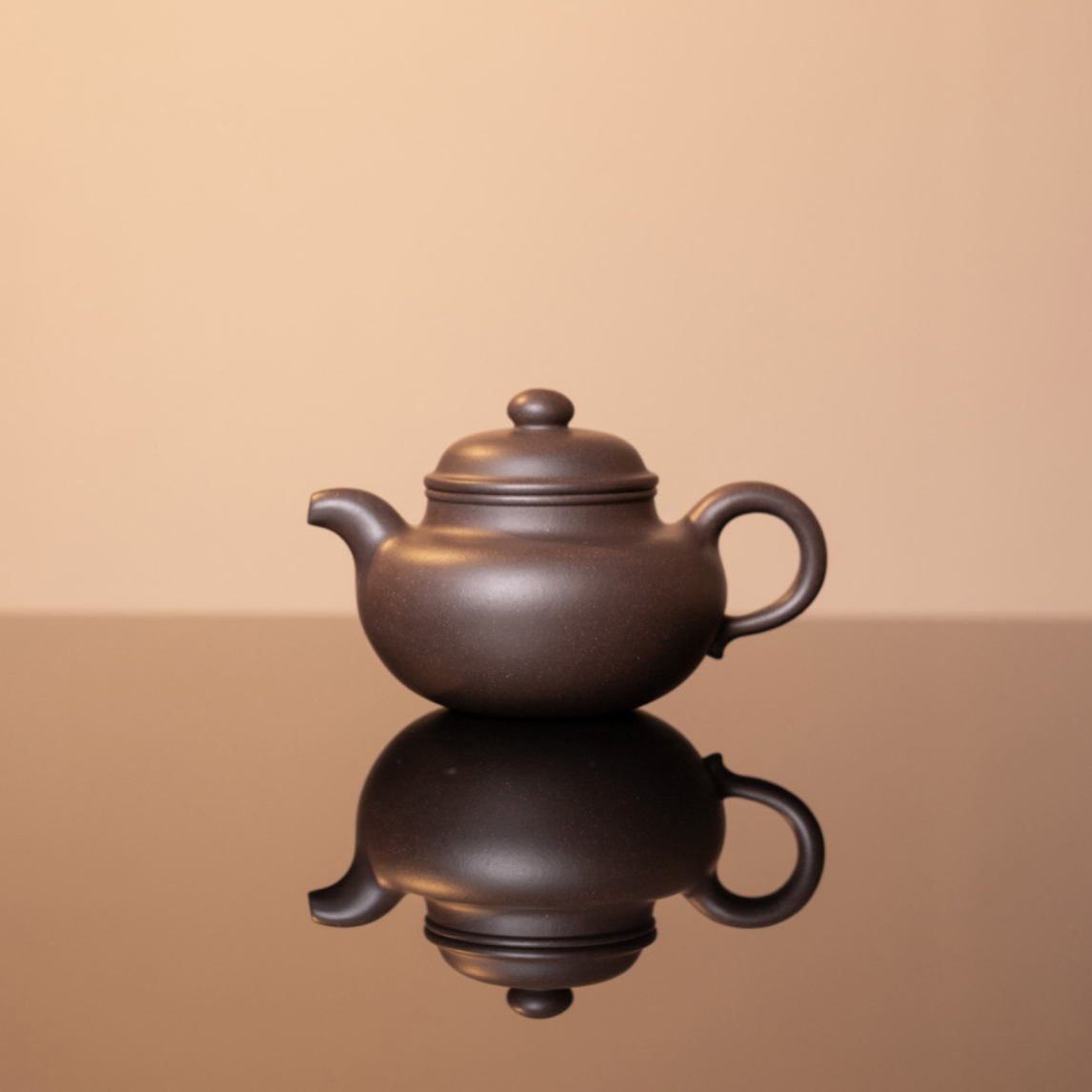 【至纯乌泥·寿珍仿古】禾雨轩自营160cc精工半手宜兴紫砂壶