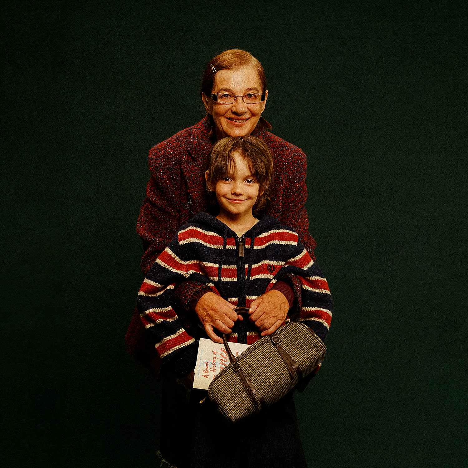 Moromoro秋冬新款独特彩点纱线羊仔毛复古条纹秋冬连帽针织开衫女