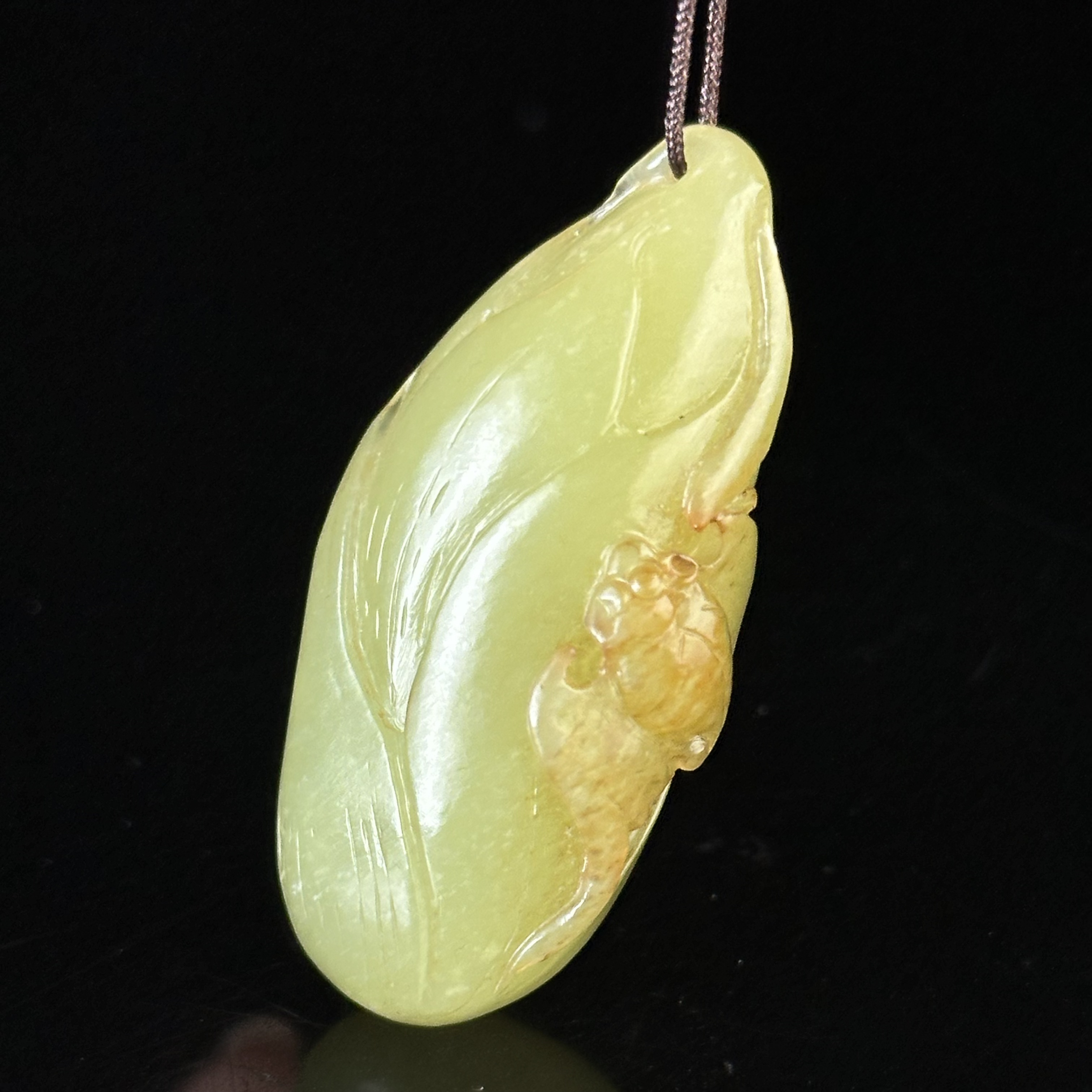 清和田黄玉福纹佩 ZR200115009*【上海兰馨】