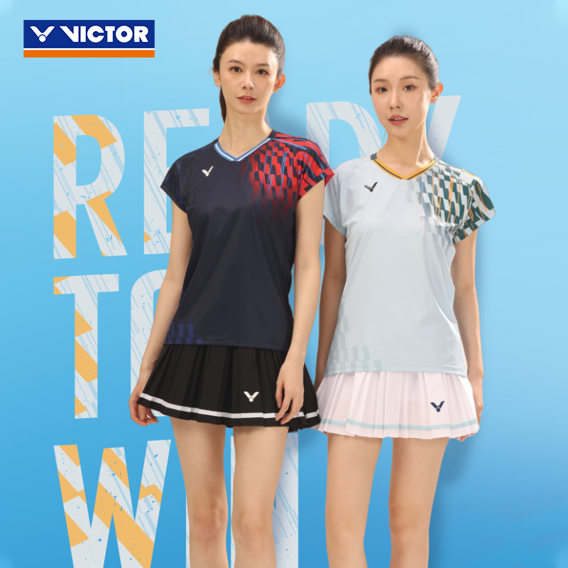 2025新款VICTOR威克多胜利羽毛球服大赛系列针织羽毛球裙K-51300