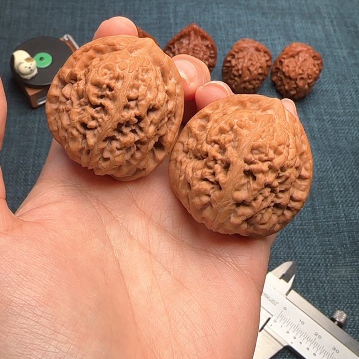 文玩核桃把件野生凤凰台41