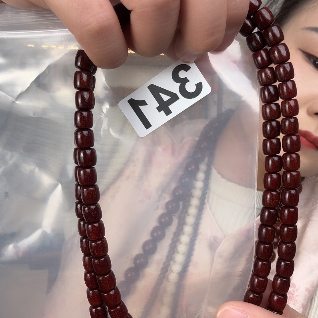 印度 0.8桶珠 108颗幸福平安快乐