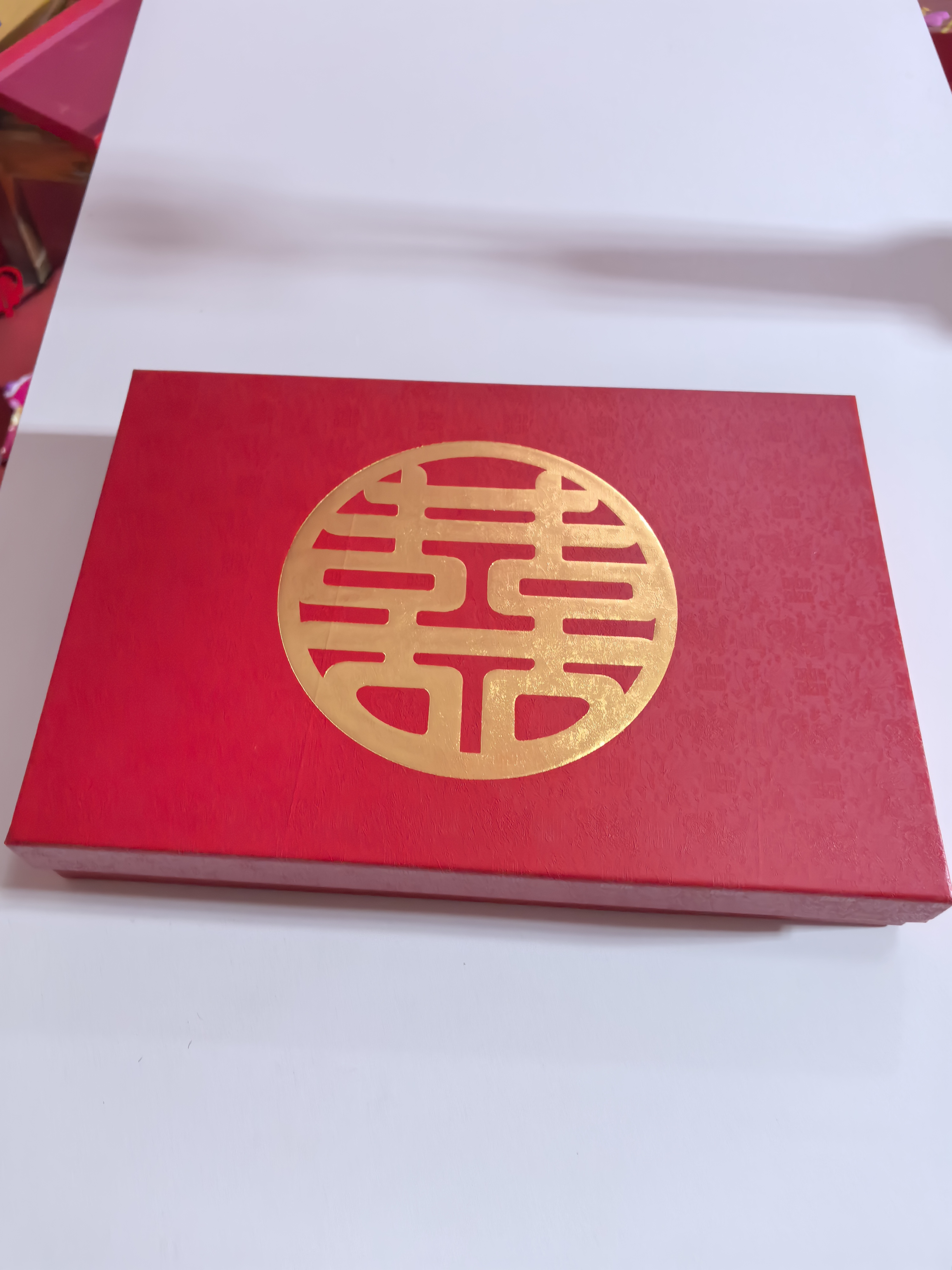 欢娶 喜嫁 镜子一对 木梳一对  喜庆结婚