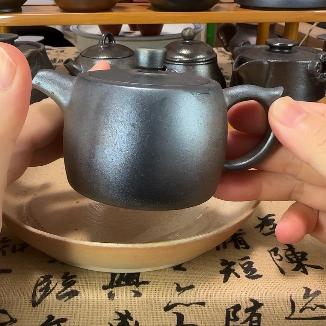 坭兴陶柴烧福利03井栏壶