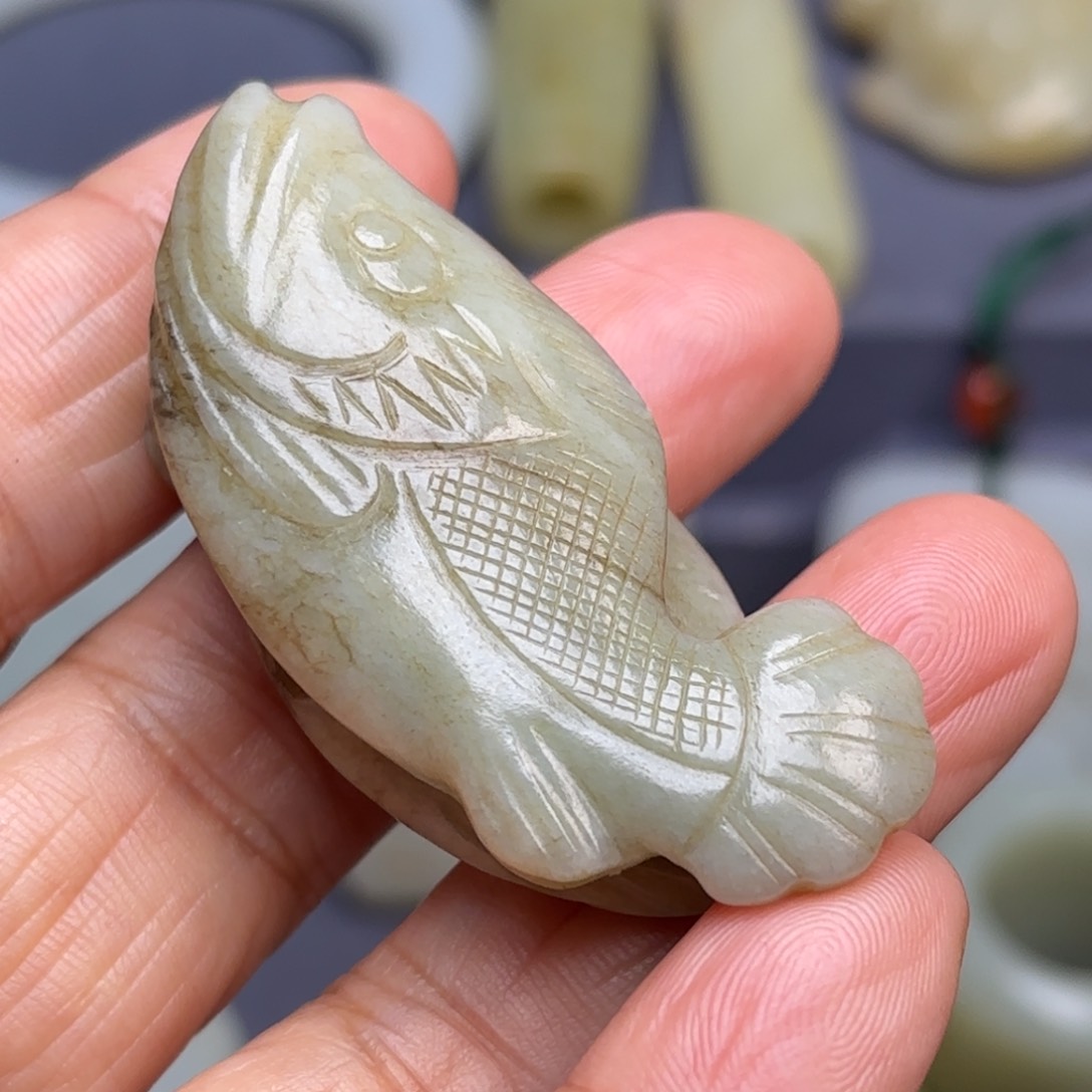 和田玉（糖玉）挂件未镶嵌