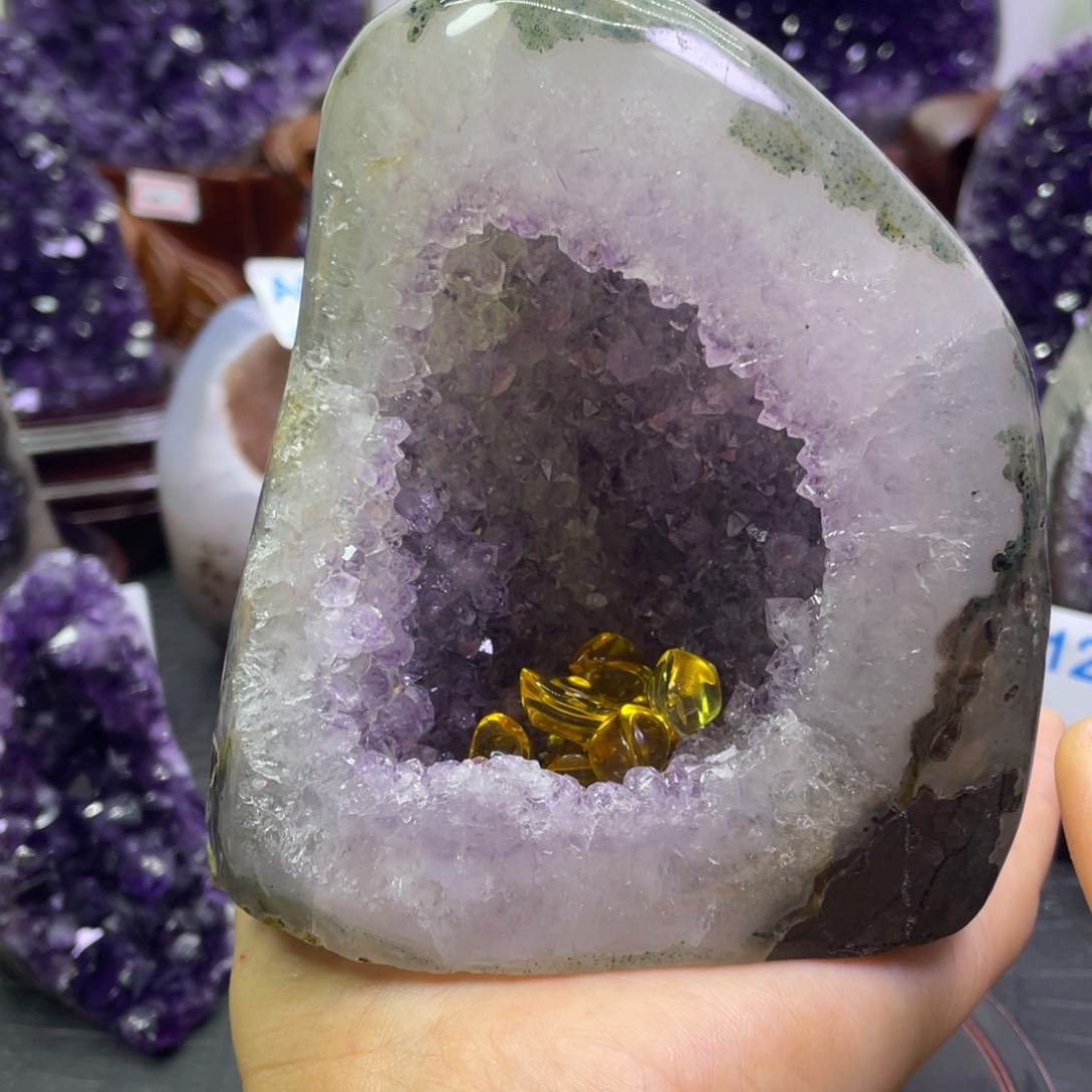 未镶嵌大型摆件（非配饰）紫晶