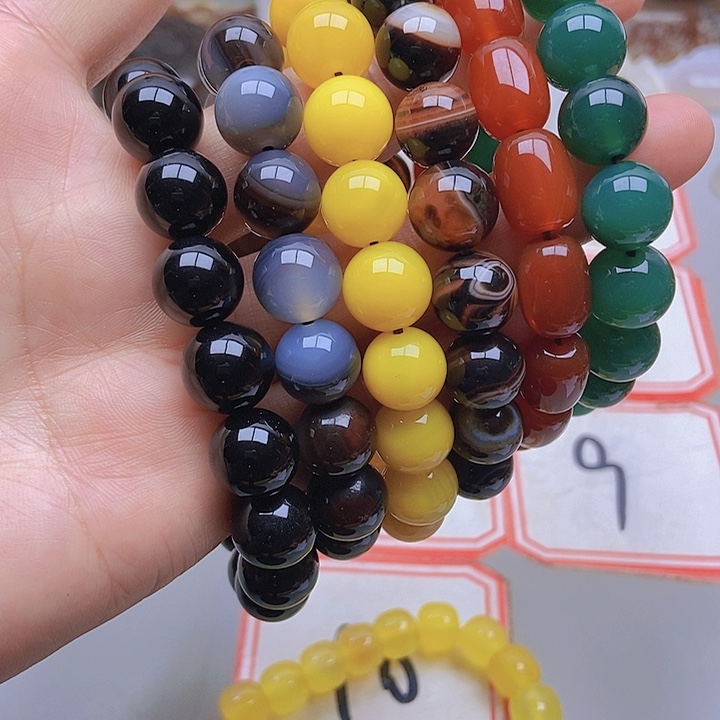 【闪购商品】未镶嵌玛瑙/玉髓珠宝半成品文****）