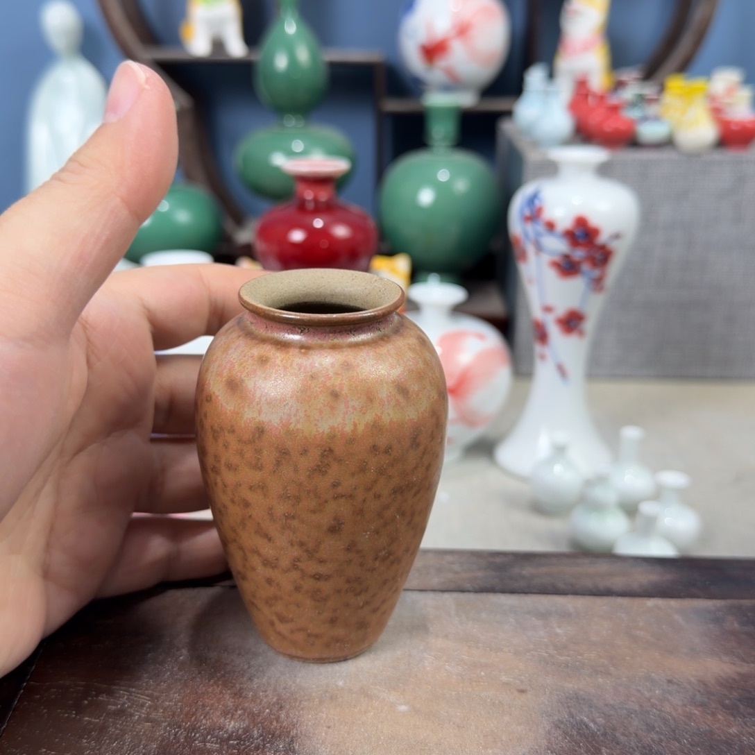 陶瓷手工小花器摆件