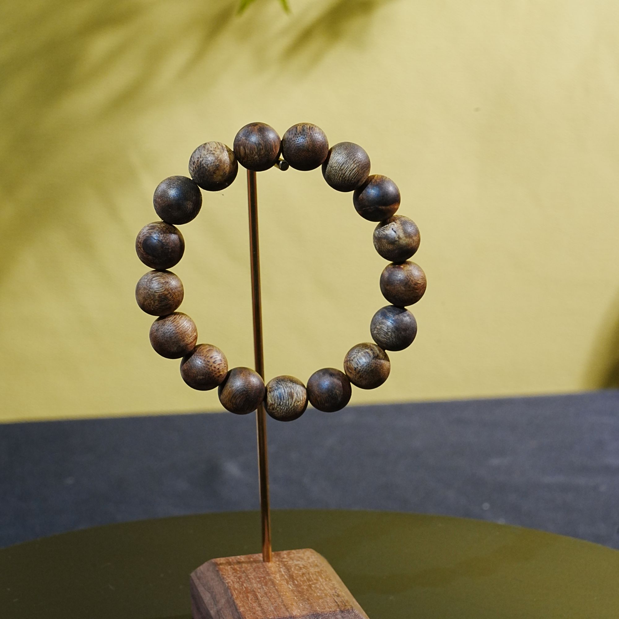 西马虎斑金丝瘤疤沉香手串 1.36cm 14.78g 250908076 C