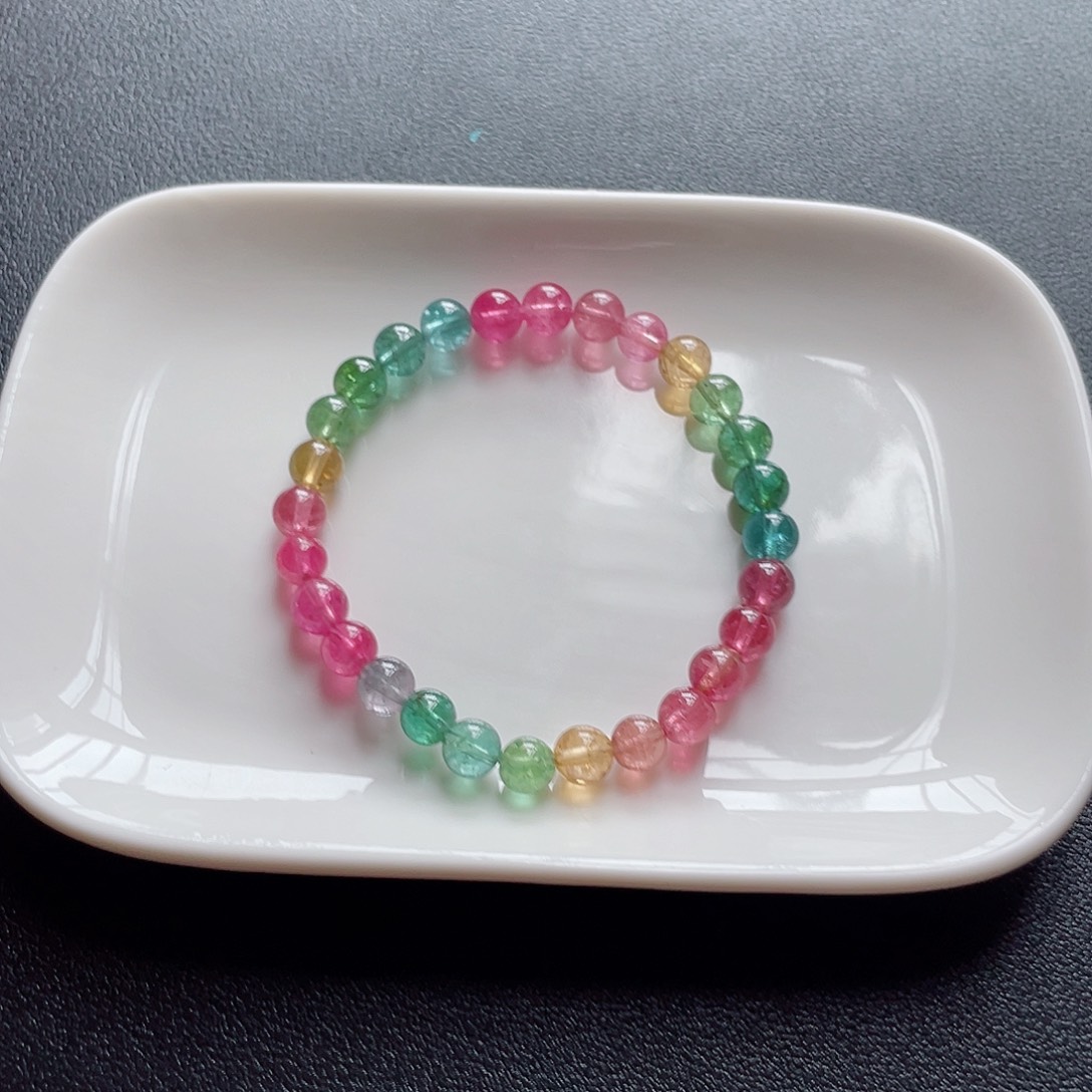 未镶嵌手链碧玺碧玺手链