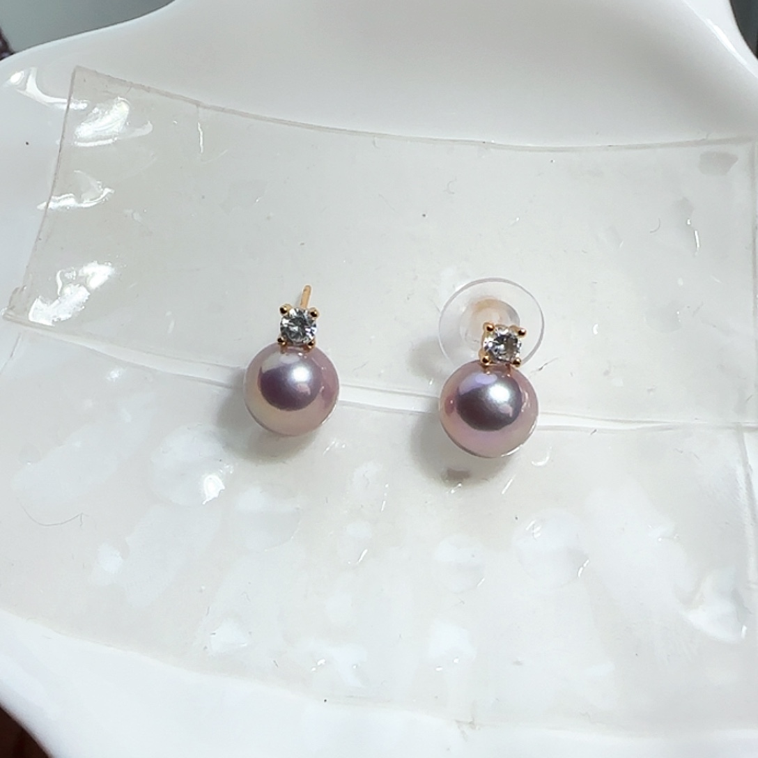 淡水珍珠耳饰未镶嵌
