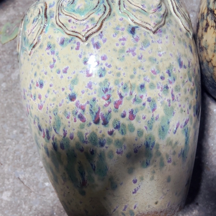 紫砂花盆高约23口约16